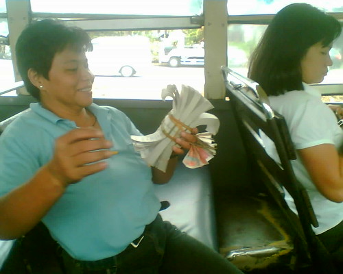 Ang Konduktora ng DCOMMP TSC 232 by Bus Ticket Collector PBPA ♪, on Flickr